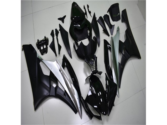 Argent Noir Kit Carénages Motos Complet R6 2006-2007 Argent Noir Kit Carénages Motos Complet R6 2006-2007