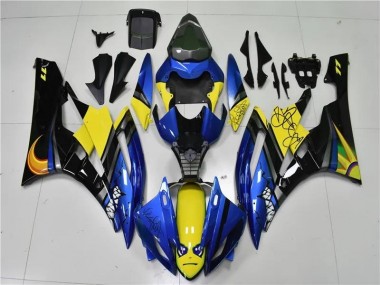 Bleu Requin Carénage Moto R6 2006-2007