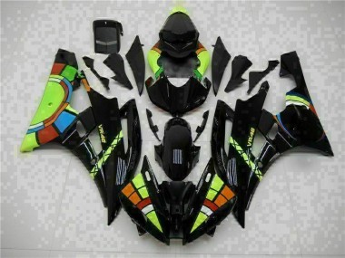 Noir Kit Carénages Motos R6 2006-2007