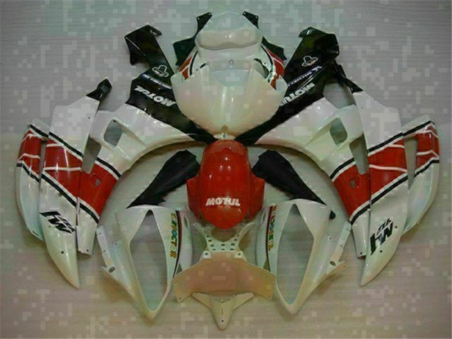 Rouge Blanc Carénages Moto & Carrosserie R6 2006-2007