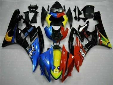 Jaune Bleu Rouge Carénage Moto R6 2006-2007