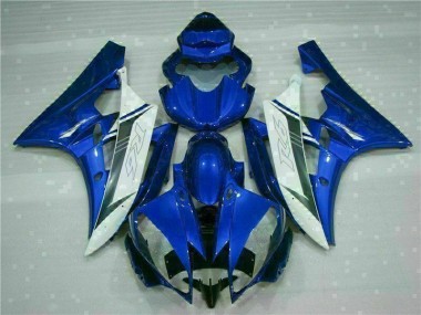Bleu Blanc Carénages Moto R6 2006-2007