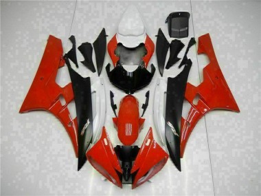 Rouge Noir Carénage Moto R6 2006-2007