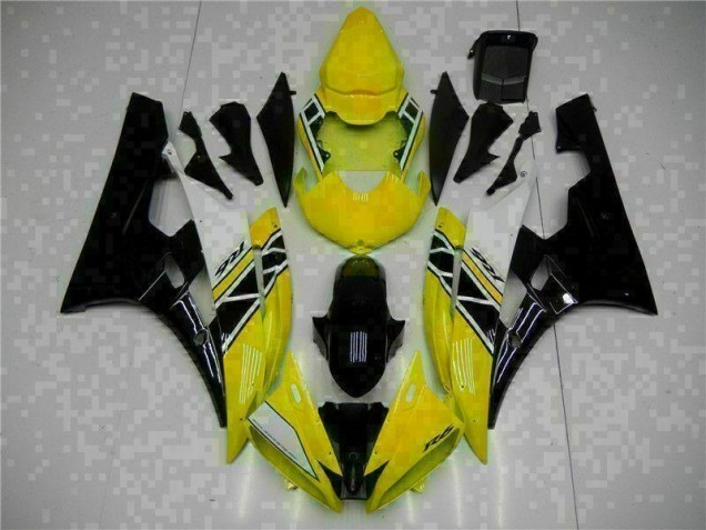 Jaune Noir Carrosserie Moto R6 2006-2007 Jaune Noir Carrosserie Moto R6 2006-2007