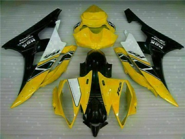 Jaune Noir Carénages Moto R6 2006-2007