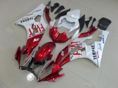 Rouge Fiat Carénage Moto R6 2006-2007