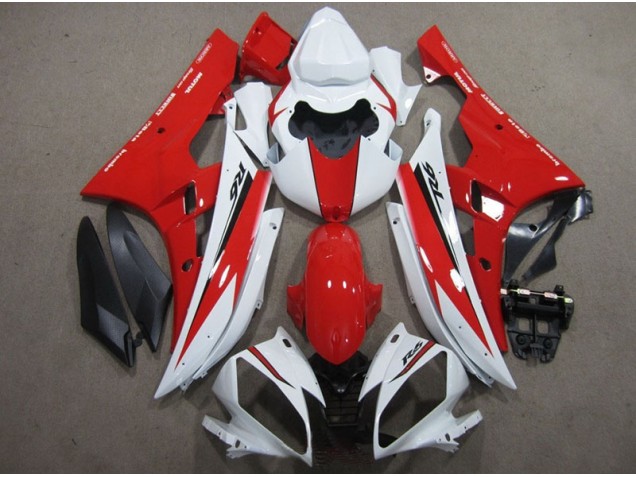 Blanc Rouge Noir Décalque Carénage Moto R6 2006-2007 Blanc Rouge Noir Décalque Carénage Moto R6 2006-2007