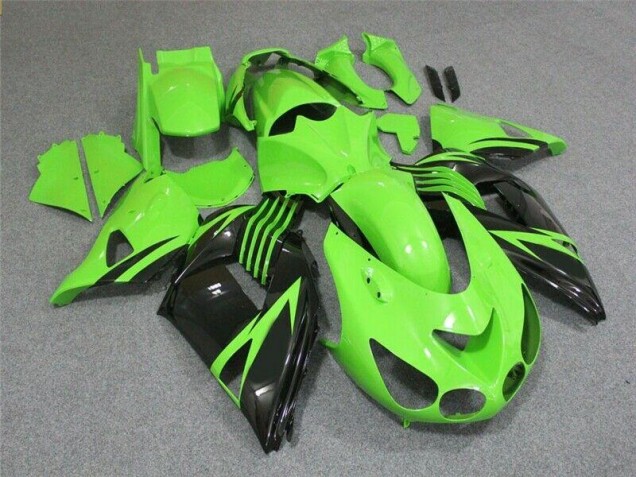 Vert Noir Carénage Moto ZX14R ZZR 1400 2006-2011 Vert Noir Carénage Moto ZX14R ZZR 1400 2006-2011