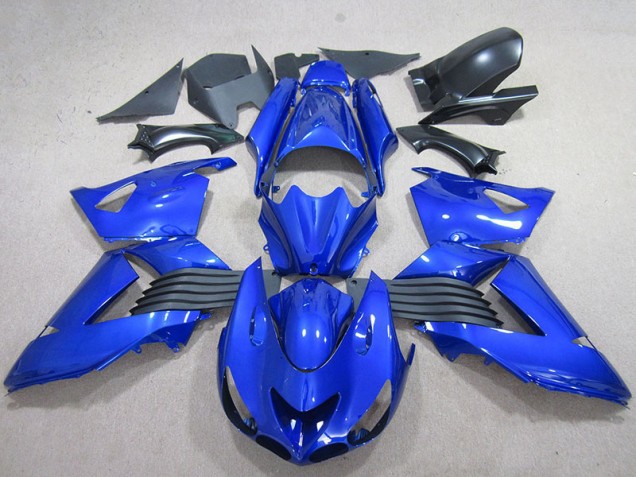 Bleu Carénages Moto ZX14R ZZR 1400 2006-2011 Bleu Carénages Moto ZX14R ZZR 1400 2006-2011