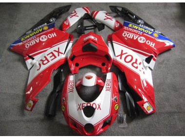 Rouge Blanc Xerox Carénage Moto Ducati 749 2005-2006