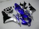 Bleu Argent Noir Carénage Moto CBR 600 RR 2007-2008 Bleu Argent Noir Carénage Moto CBR 600 RR 2007-2008
