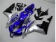 Bleu Argent Noir Carénage Moto CBR 600 RR 2007-2008 Bleu Argent Noir Carénage Moto CBR 600 RR 2007-2008