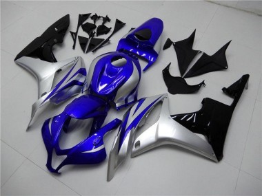 Bleu Argent Noir Carénage Moto CBR 600 RR 2007-2008