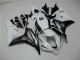 Blanc Noir Carénages Moto CBR 600 RR 2007-2008 Blanc Noir Carénages Moto CBR 600 RR 2007-2008