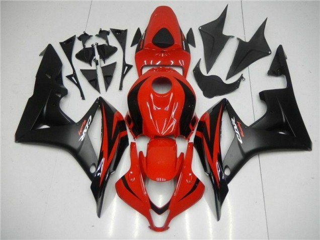 Noir Rouge Kit Carénages Motos CBR 600 RR 2007-2008 Noir Rouge Kit Carénages Motos CBR 600 RR 2007-2008