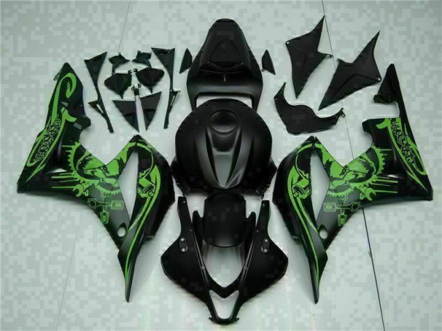 Noir Vert Carénage Moto CBR 600 RR 2007-2008