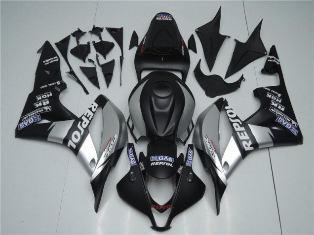 Argent Repsol Noir Carénage Moto CBR 600 RR 2007-2008
