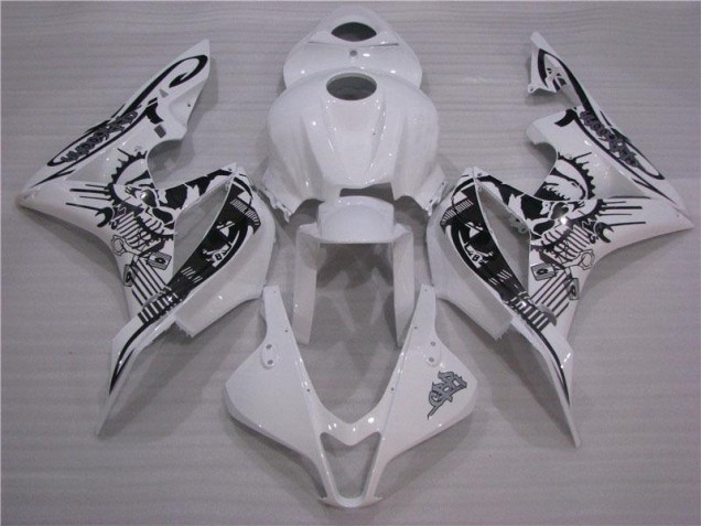Noir Blanc Carénages Moto CBR 600 RR 2007-2008 Noir Blanc Carénages Moto CBR 600 RR 2007-2008