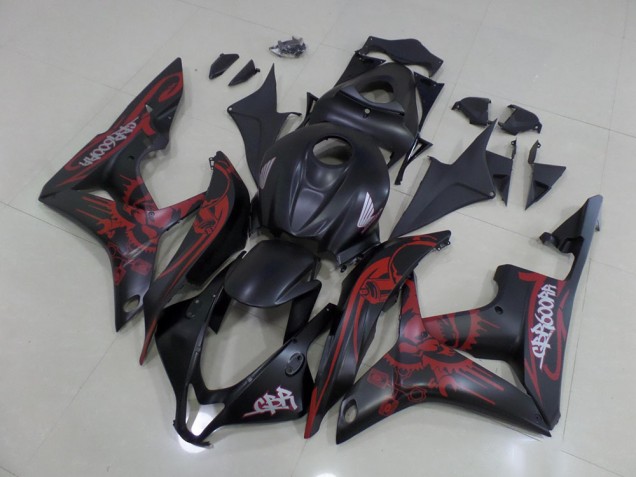 Noir Rouge Carénages Moto CBR 600 RR 2007-2008