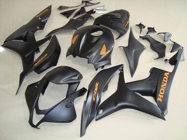 Noir Mat Carénage Moto CBR 600 RR 2007-2008 Noir Mat Carénage Moto CBR 600 RR 2007-2008