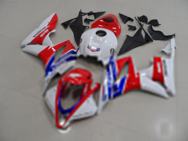 Blanc Rouge Bleu Motul Carénage Moto CBR 600 RR 2007-2008 Blanc Rouge Bleu Motul Carénage Moto CBR 600 RR 2007-2008