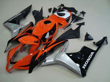 Orange Argent Noir Carénage Moto CBR 600 RR 2007-2008