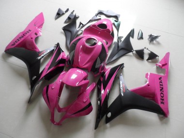 Rose Noir Carénage Moto CBR 600 RR 2007-2008