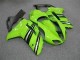 Vert Noir Carénage Moto ZX6R 2007-2008 Vert Noir Carénage Moto ZX6R 2007-2008