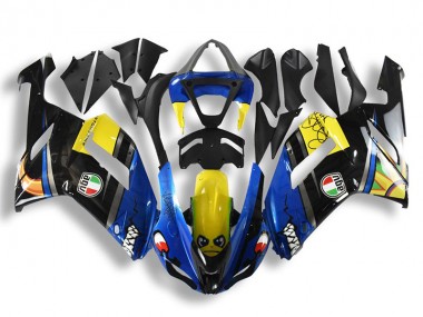 Bleu Requin Carénage Moto ZX6R 2007-2008