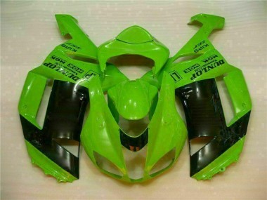 Vert Noir Dunlop Carénage Moto ZX6R 2007-2008