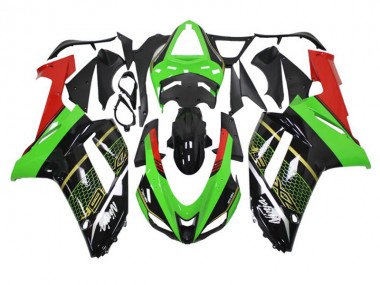 Vert Noir Carénages Moto ZX6R 2007-2008