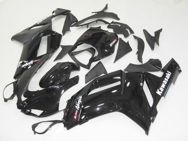 Noir Brillant Carénage Moto ZX6R 2007-2008