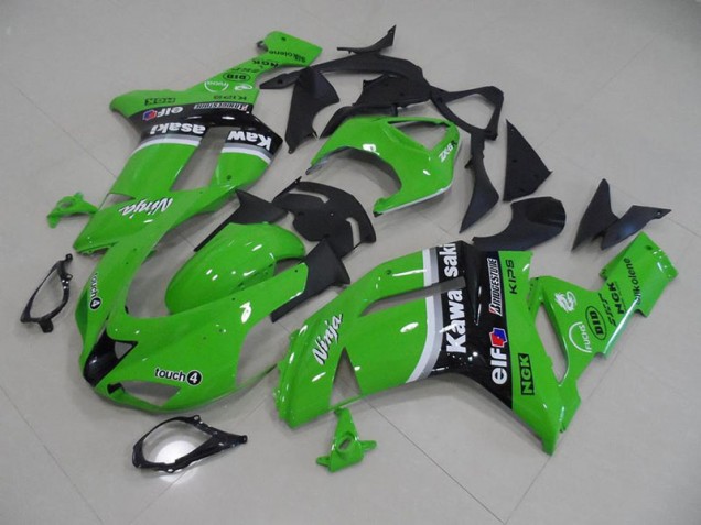 Vert Arrow Carénage Moto ZX6R 2007-2008 Vert Arrow Carénage Moto ZX6R 2007-2008