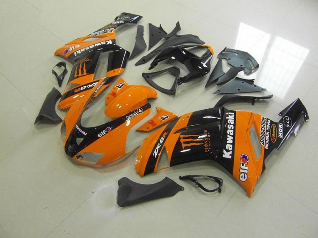 Orange Monster Carénage Moto ZX6R 2007-2008