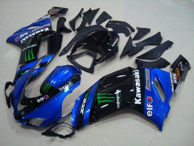 Bleu Monster Carénage Moto ZX6R 2007-2008