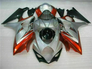 Brun Argent Carénage Moto GSXR 1000 K7 2007-2008