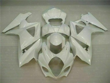 Blanc Carénage Moto GSXR 1000 K7 2007-2008