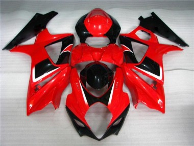 Rouge Noir Carrosserie Moto GSXR 1000 K7 2007-2008