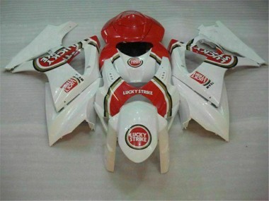 Rouge Blanc Carénage Moto GSXR 1000 K7 2007-2008