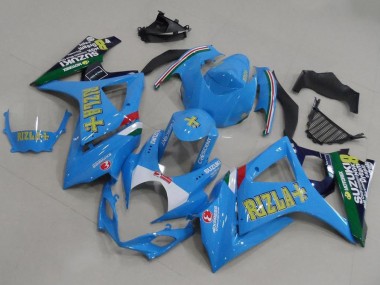 Light Bleu Rizla Carénage Moto GSXR 1000 K7 2007-2008