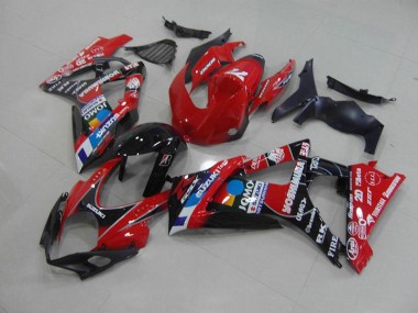 Rouge Carénage Moto GSXR 1000 K7 2007-2008
