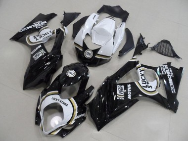 Noir Lucky Strike Carénage Moto GSXR 1000 K7 2007-2008