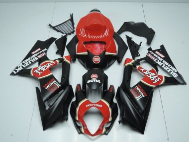 Matte Lucky Strike Carénage Moto GSXR 1000 K7 2007-2008