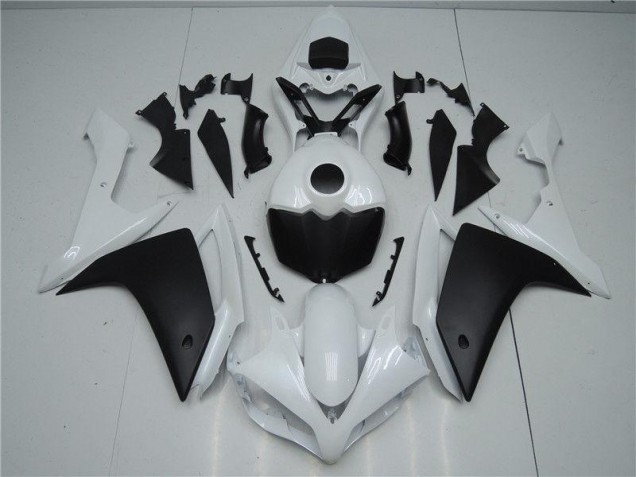 Blanc Noir Carénage Moto R1 2007-2008 Blanc Noir Carénage Moto R1 2007-2008