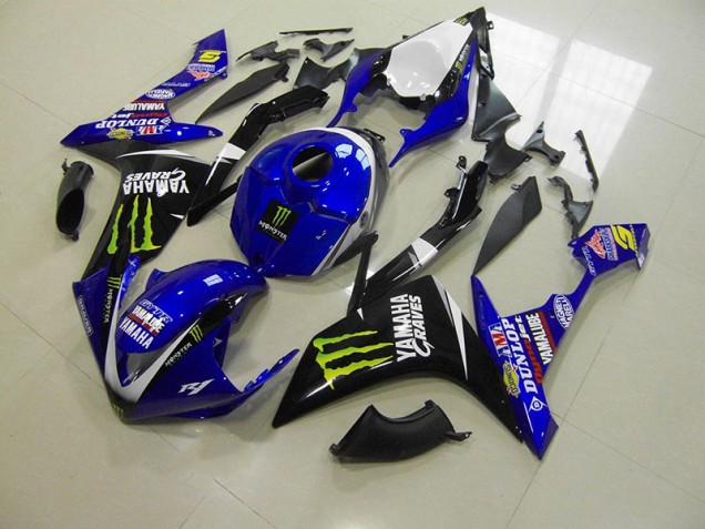 Bleu Monster Carénage Moto R1 2007-2008
