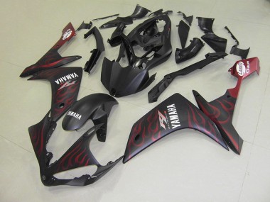 Matte Rouge Flamme Carénage Moto R1 2007-2008
