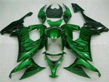 Vert Flamme Carénage Moto ZX10R 2008-2010