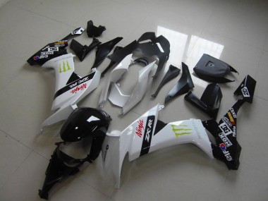 Blanc Monster Carénage Moto ZX10R 2008-2010