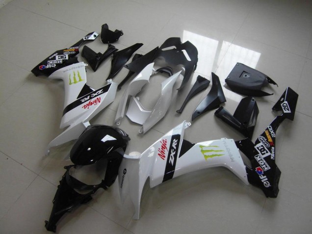 Blanc Monster Carénage Moto ZX10R 2008-2010 Blanc Monster Carénage Moto ZX10R 2008-2010