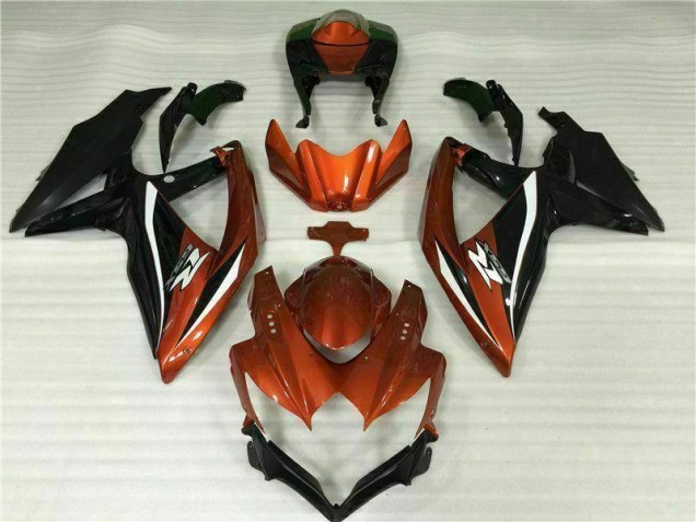 Rouge Noir Carénage Moto GSXR 600 / 750 K8 2008-2010